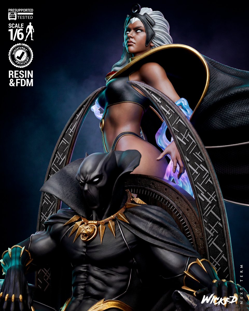 Marvel March 2026 Term Black Panther and Storm Diorama - Image 3