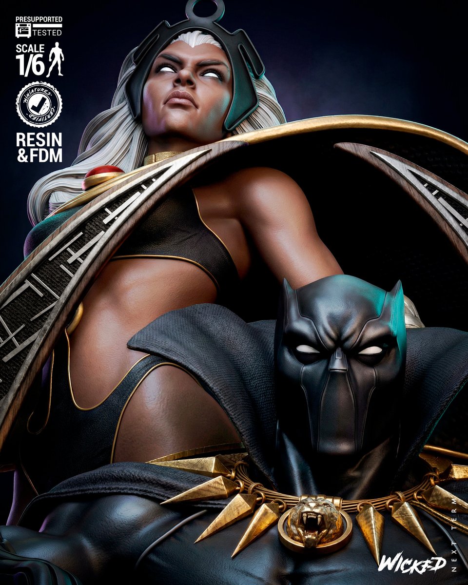 Marvel March 2026 Term Black Panther and Storm Diorama - Image 4