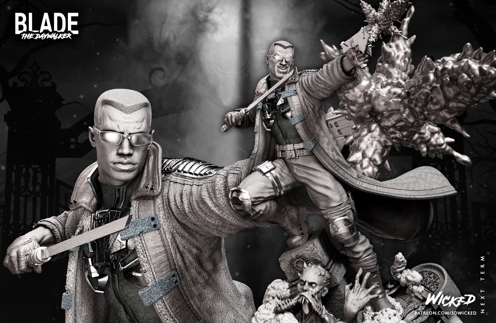 Marvel Blade Sculpture