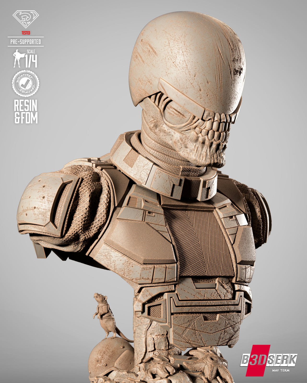 Bloodsport Portrait Bust - Image 4