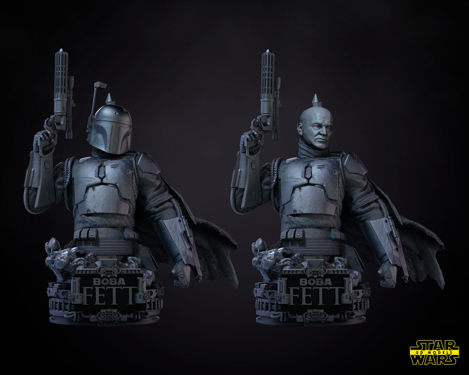 Boba Fett Original Version Bust - Image 2