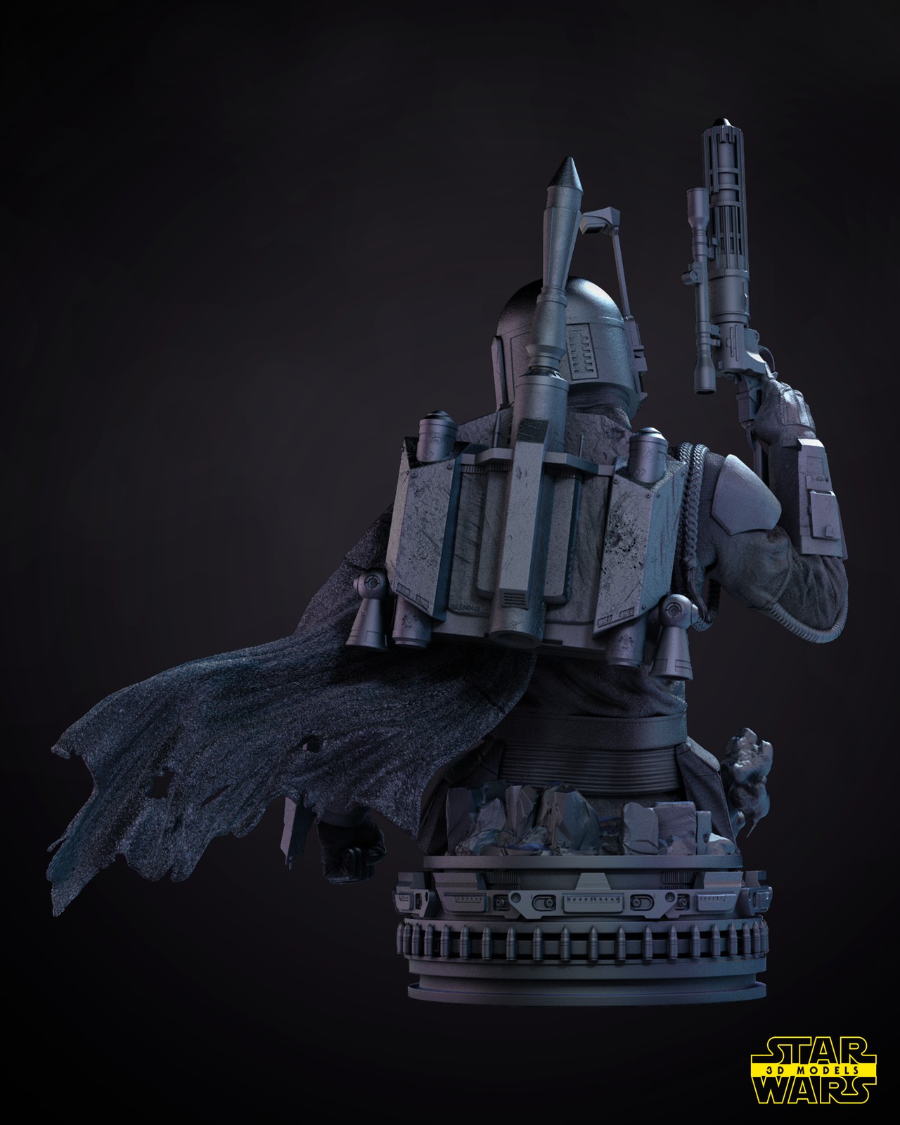 Boba Fett Original Version Bust - Image 3