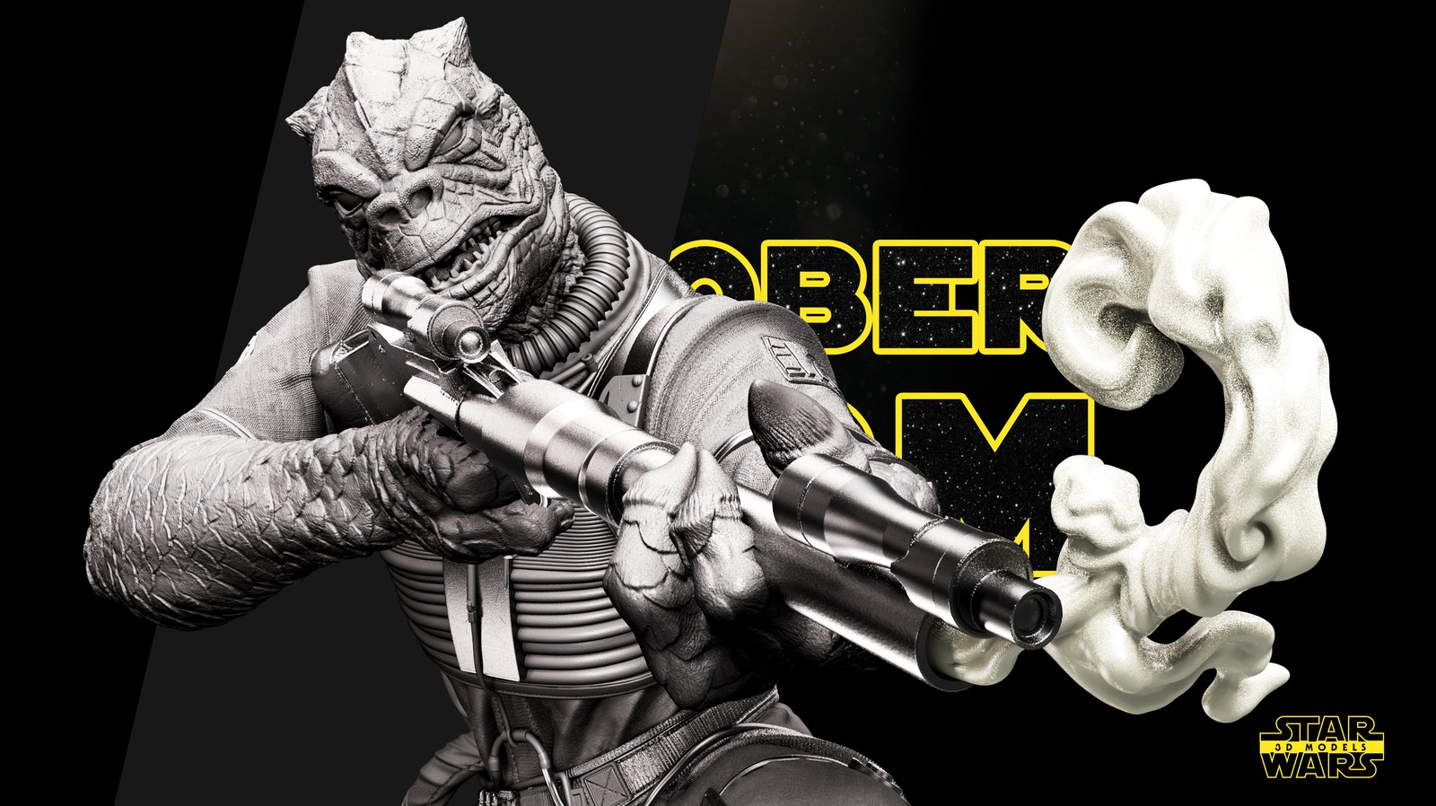 Bossk Sculpture - Image 4