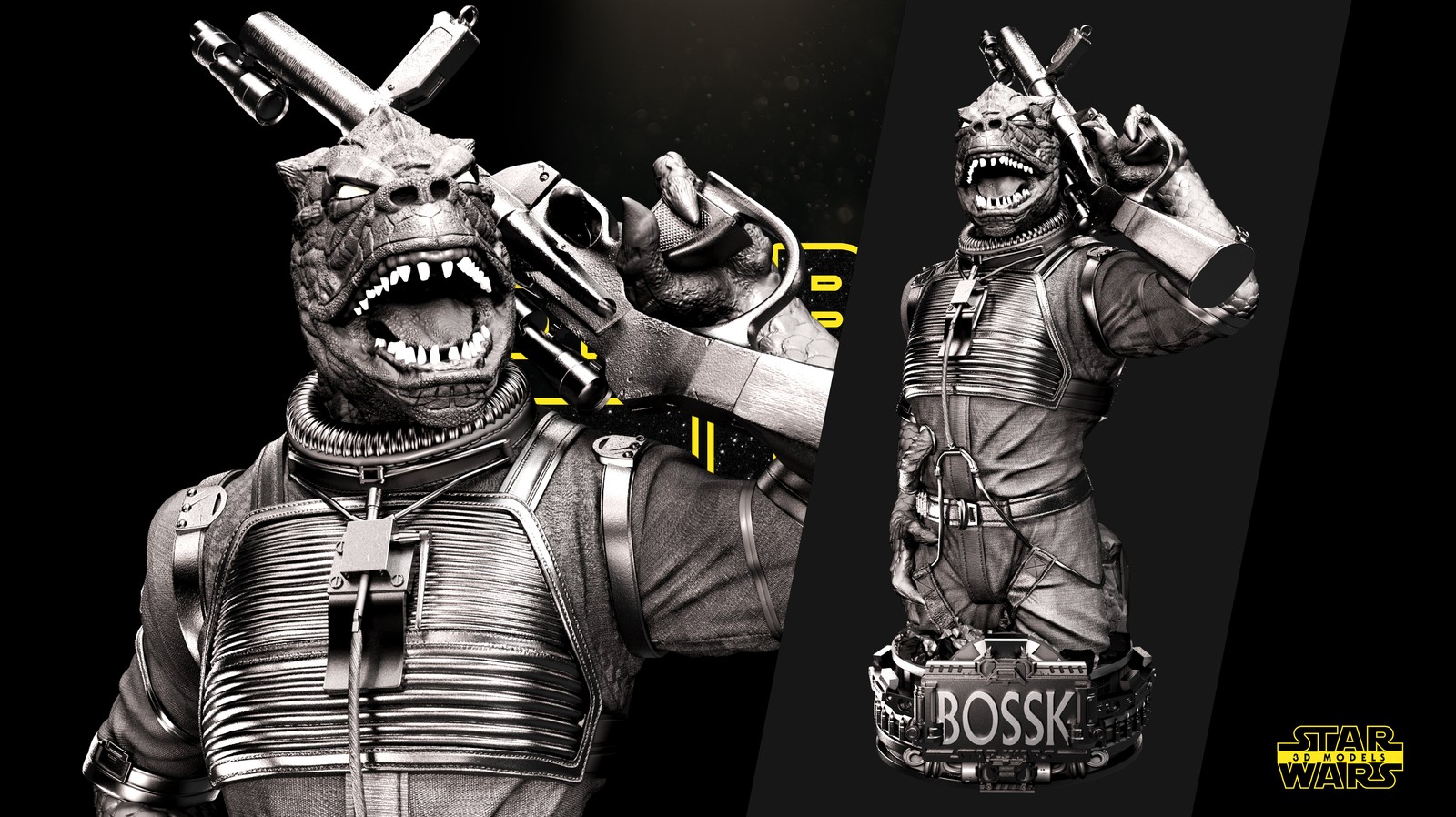 Bossk - Bust (Star Wars)