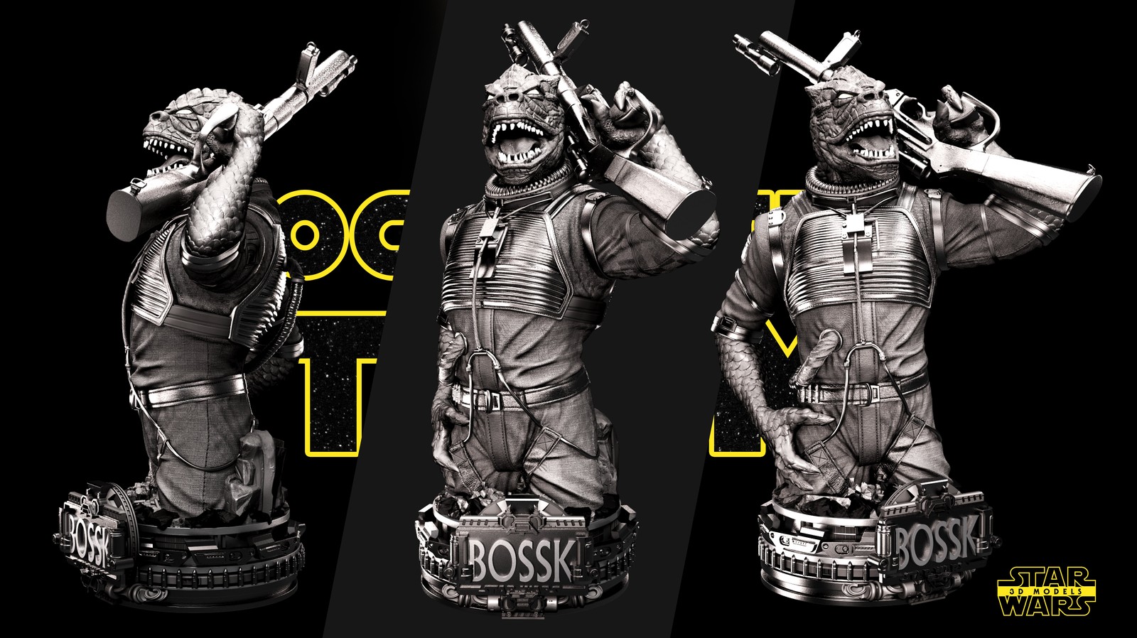 Bossk - Bust (Star Wars) - Image 2