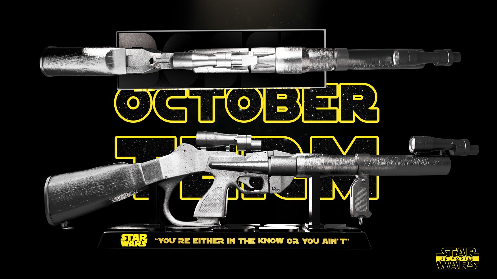 Bossk Weapon Sculpture - Image 2