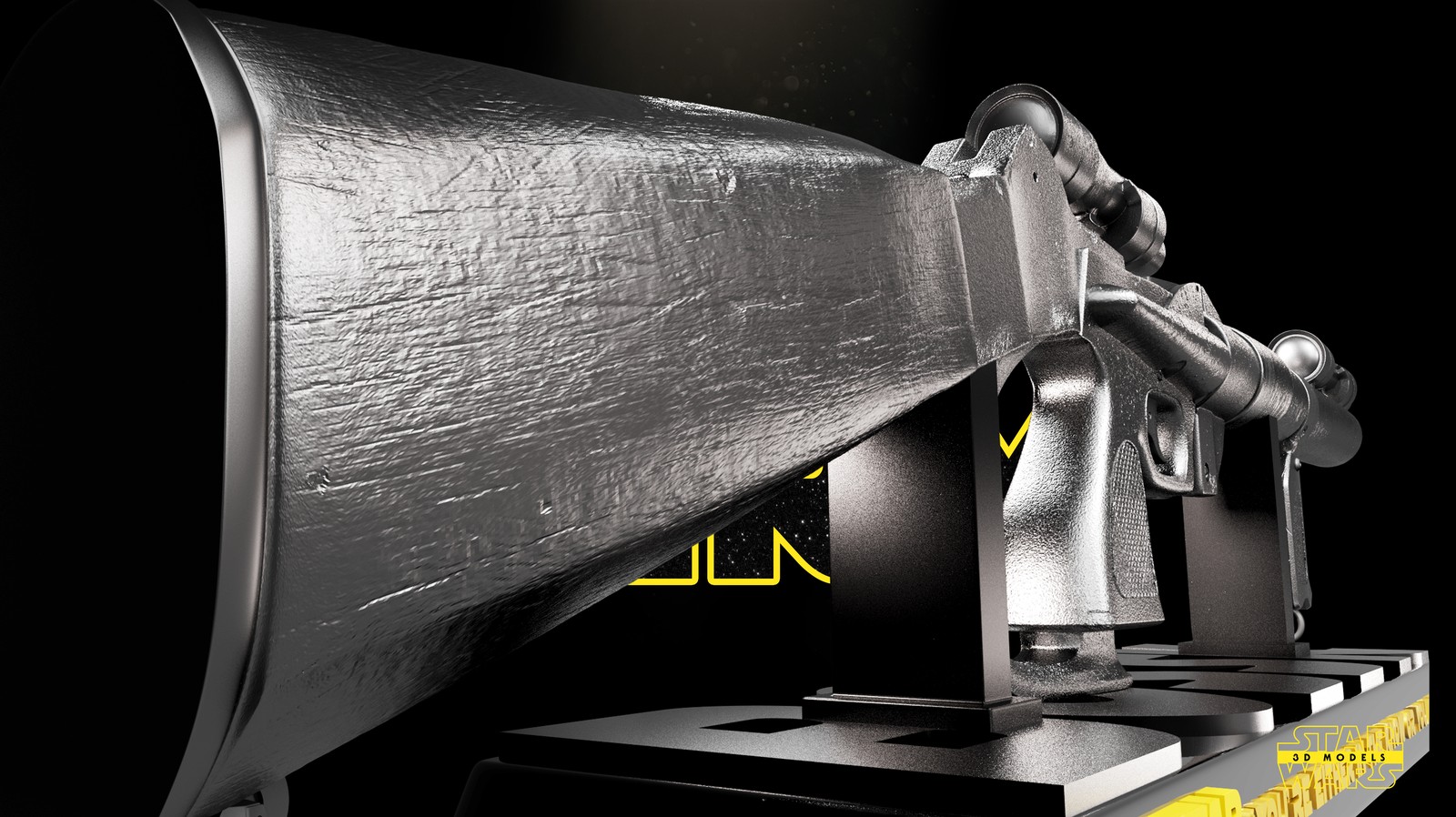 Bossk Weapon Sculpture - Image 4