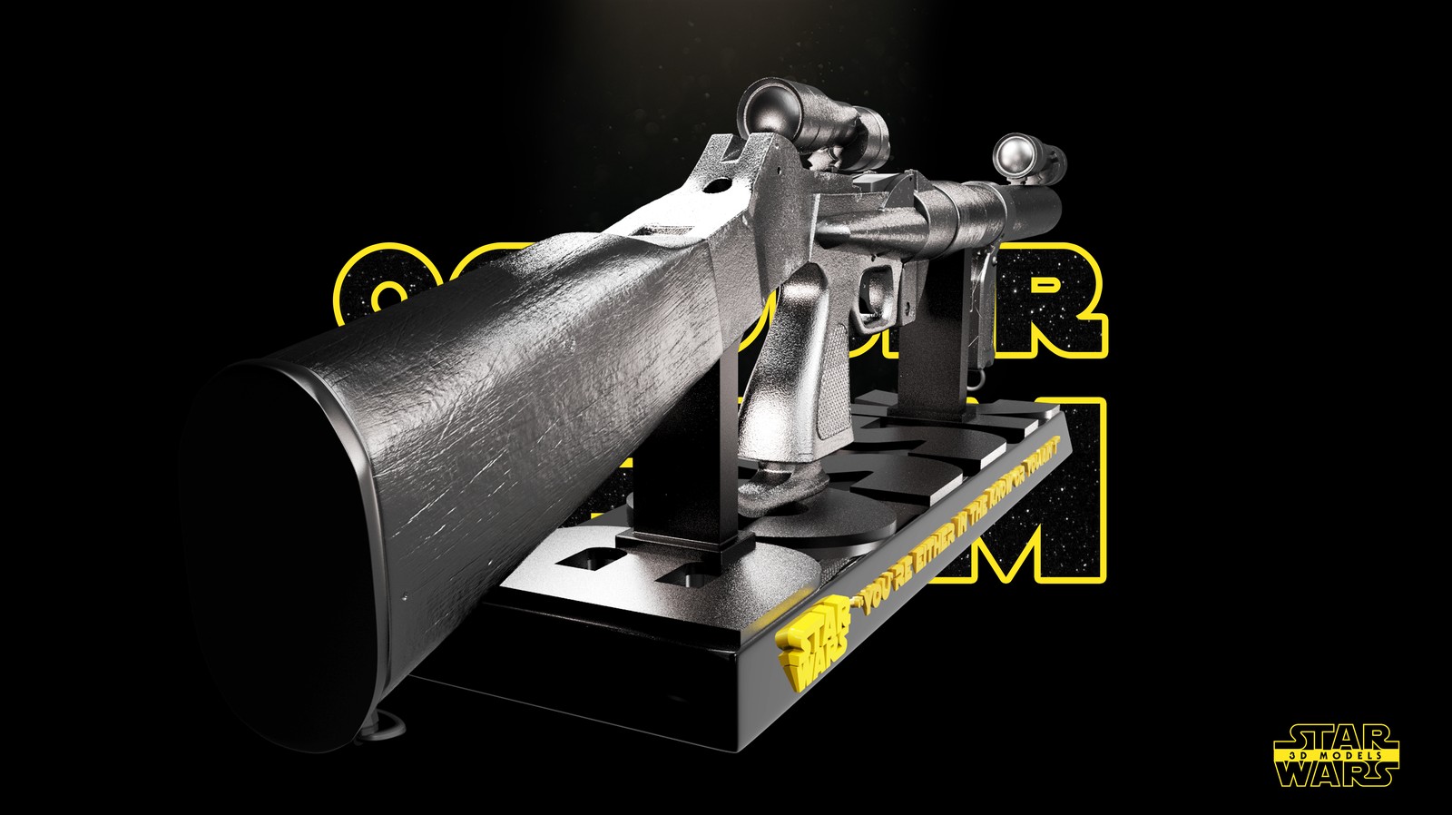 Bossk Weapon Sculpture - Image 5