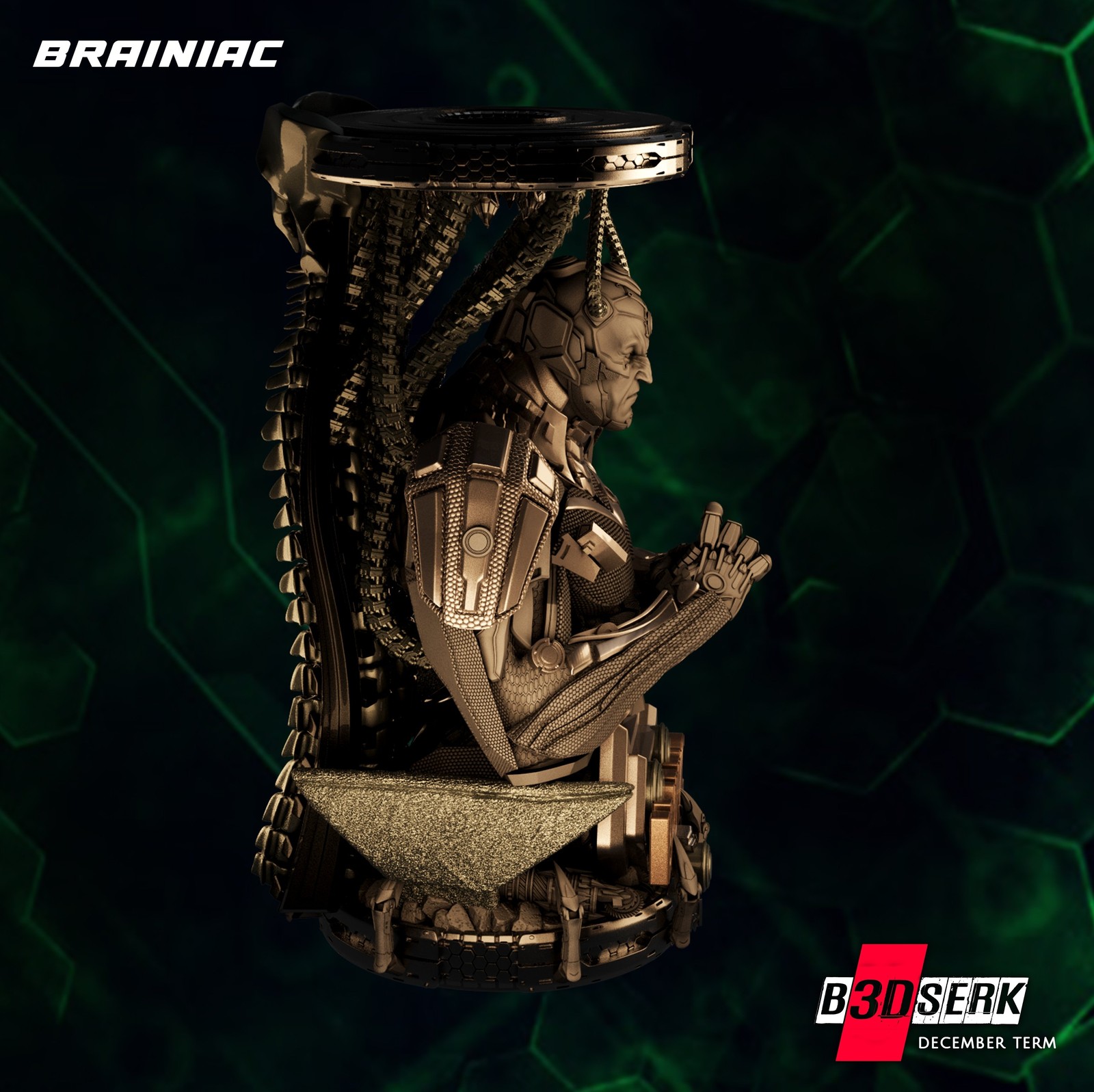 Brainiac Bust 1/4 - Image 3