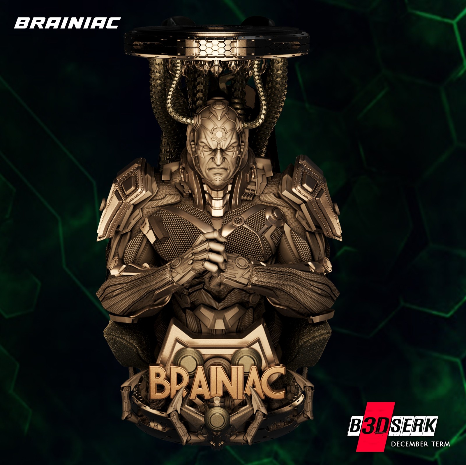 Brainiac Bust 1/4 - Image 5