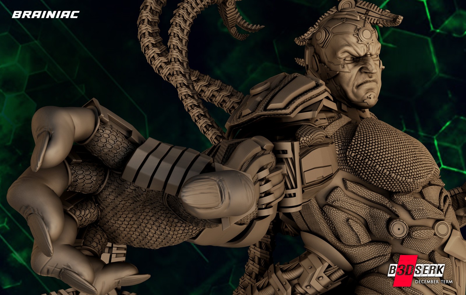 Brainiac Sculpture 1/6