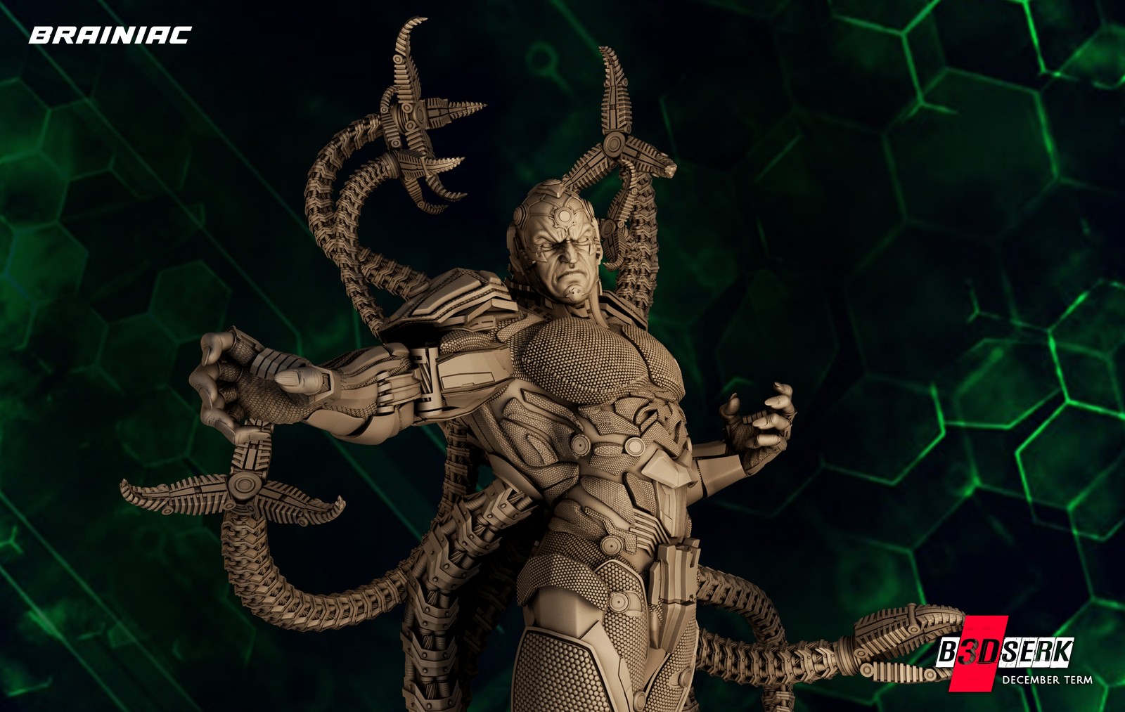 Brainiac Sculpture 1/6 - Image 3