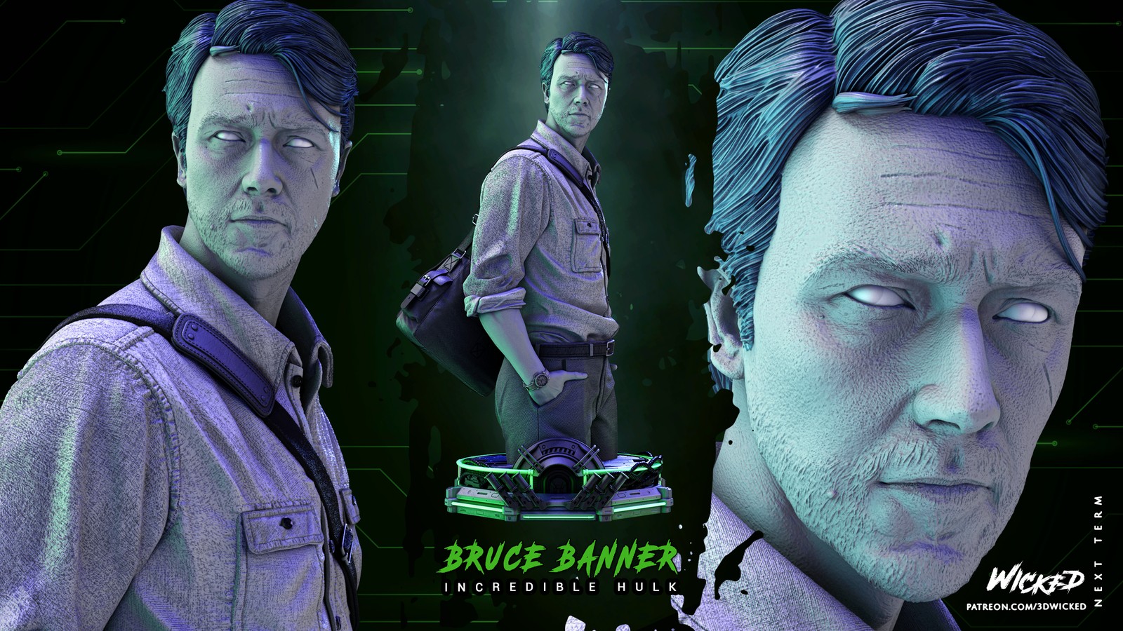 Marvel Bruce Banner Bust