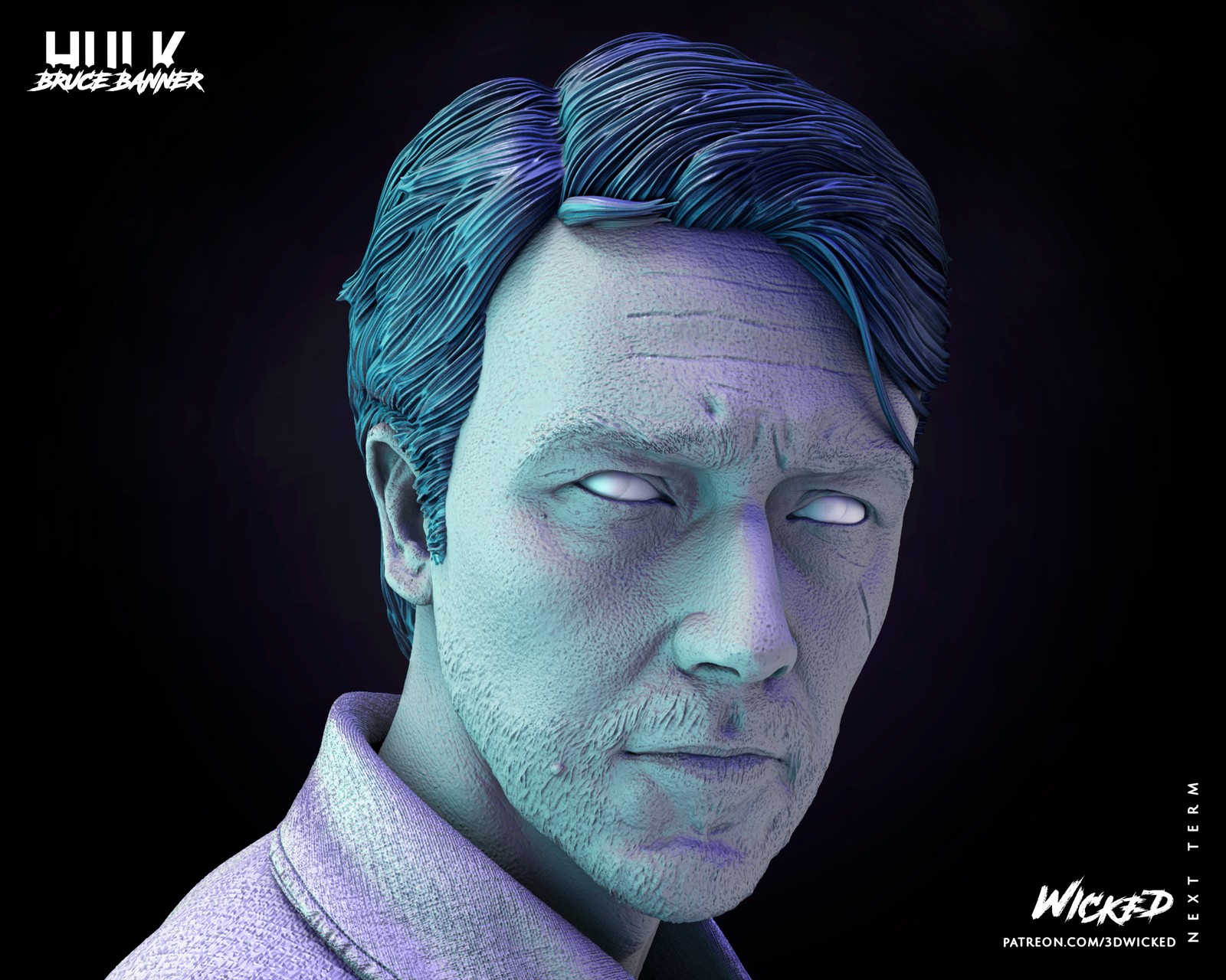 Marvel Bruce Banner Bust - Image 4