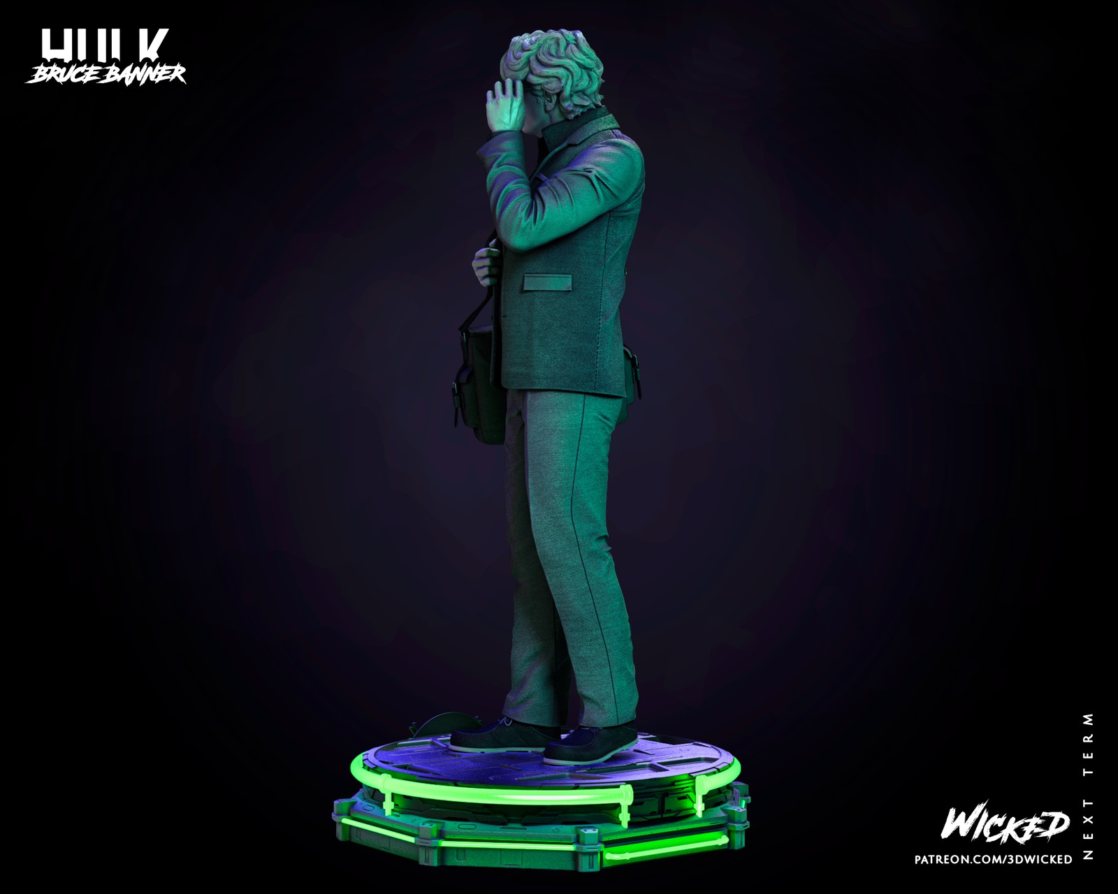 Marvel Bruce Banner Sculpture - Image 5