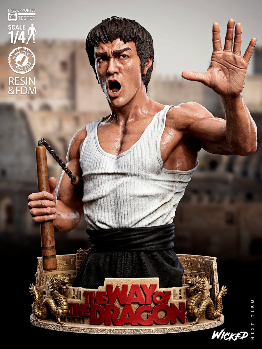 Bruce Lee - Bust (The Way of the Dragon)