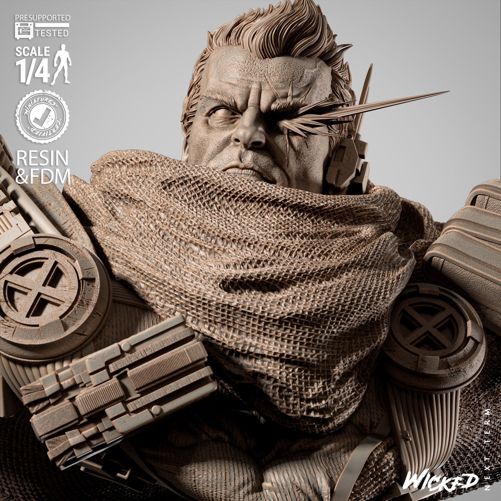 Marvel Cable 2025 Portrait Bust - Image 5