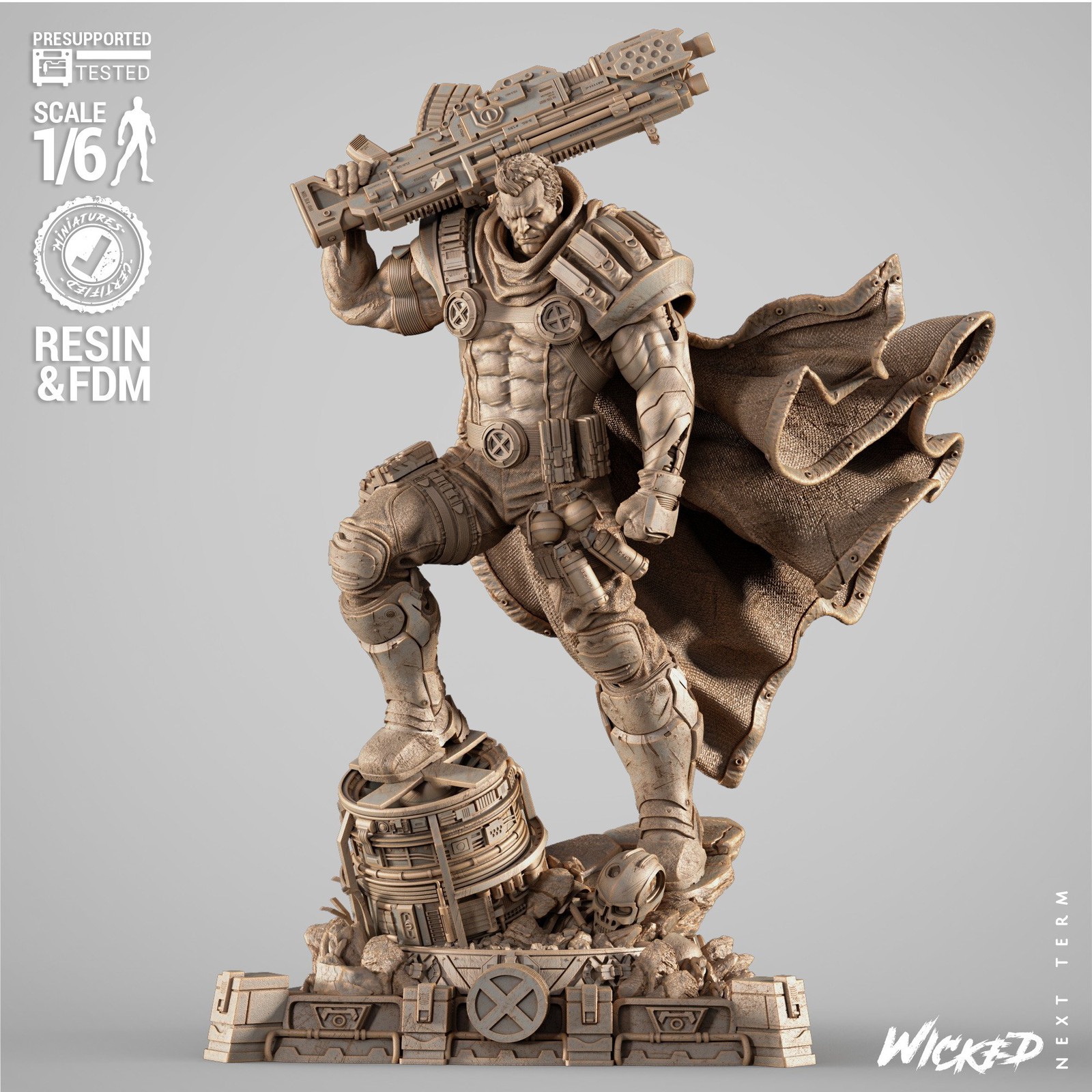 Marvel Cable 2025 Sculpture