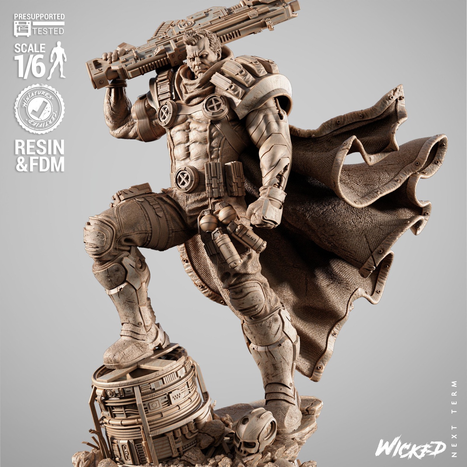 Marvel Cable 2025 Sculpture - Image 2