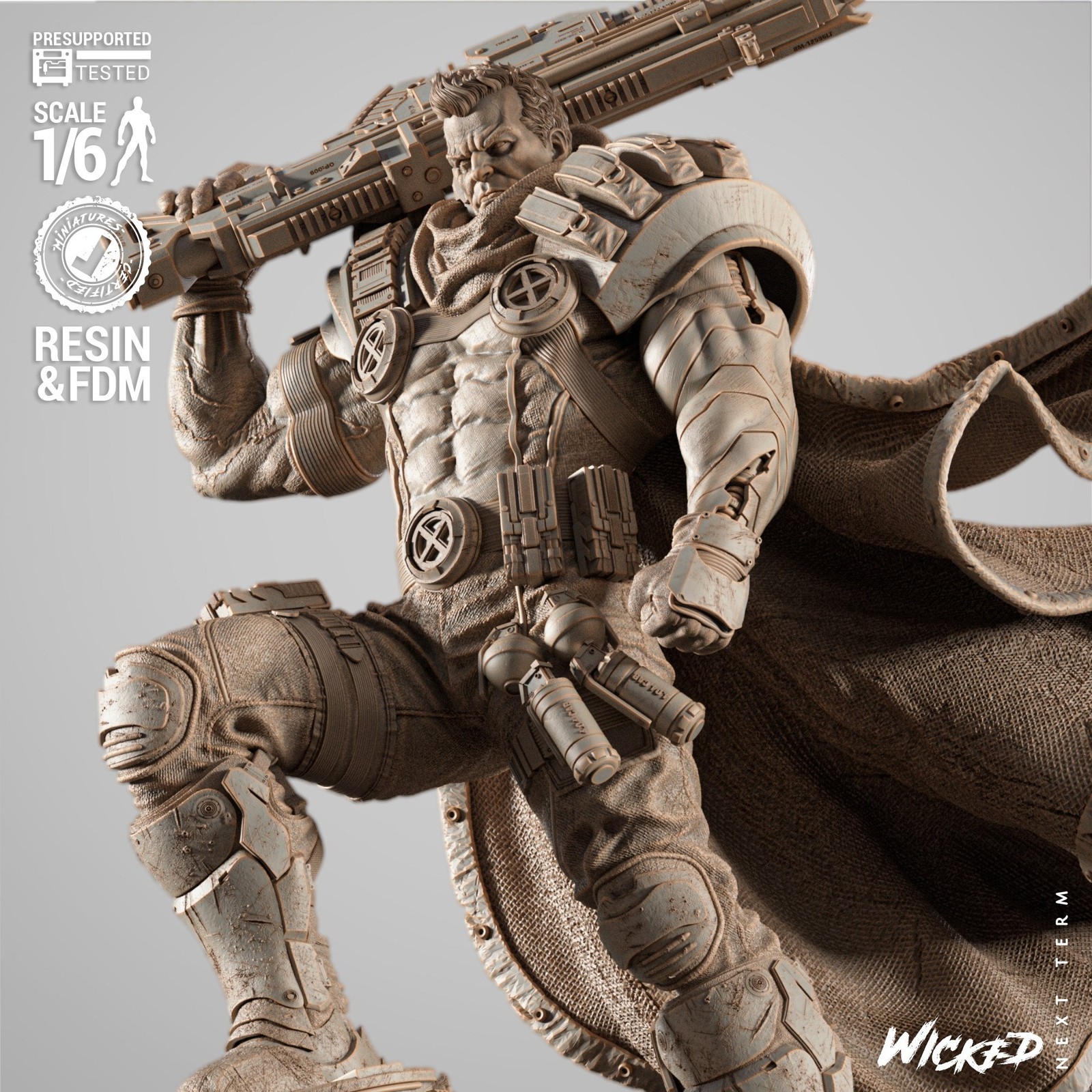 Marvel Cable 2025 Sculpture - Image 3