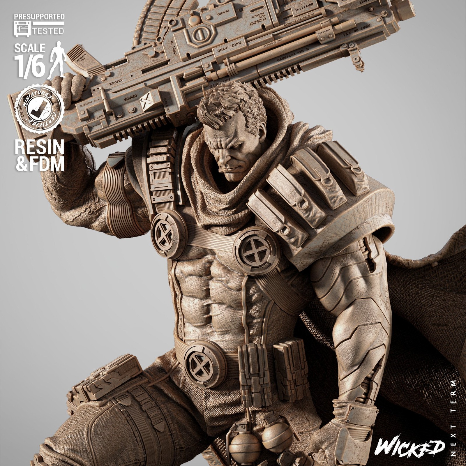 Marvel Cable 2025 Sculpture - Image 4