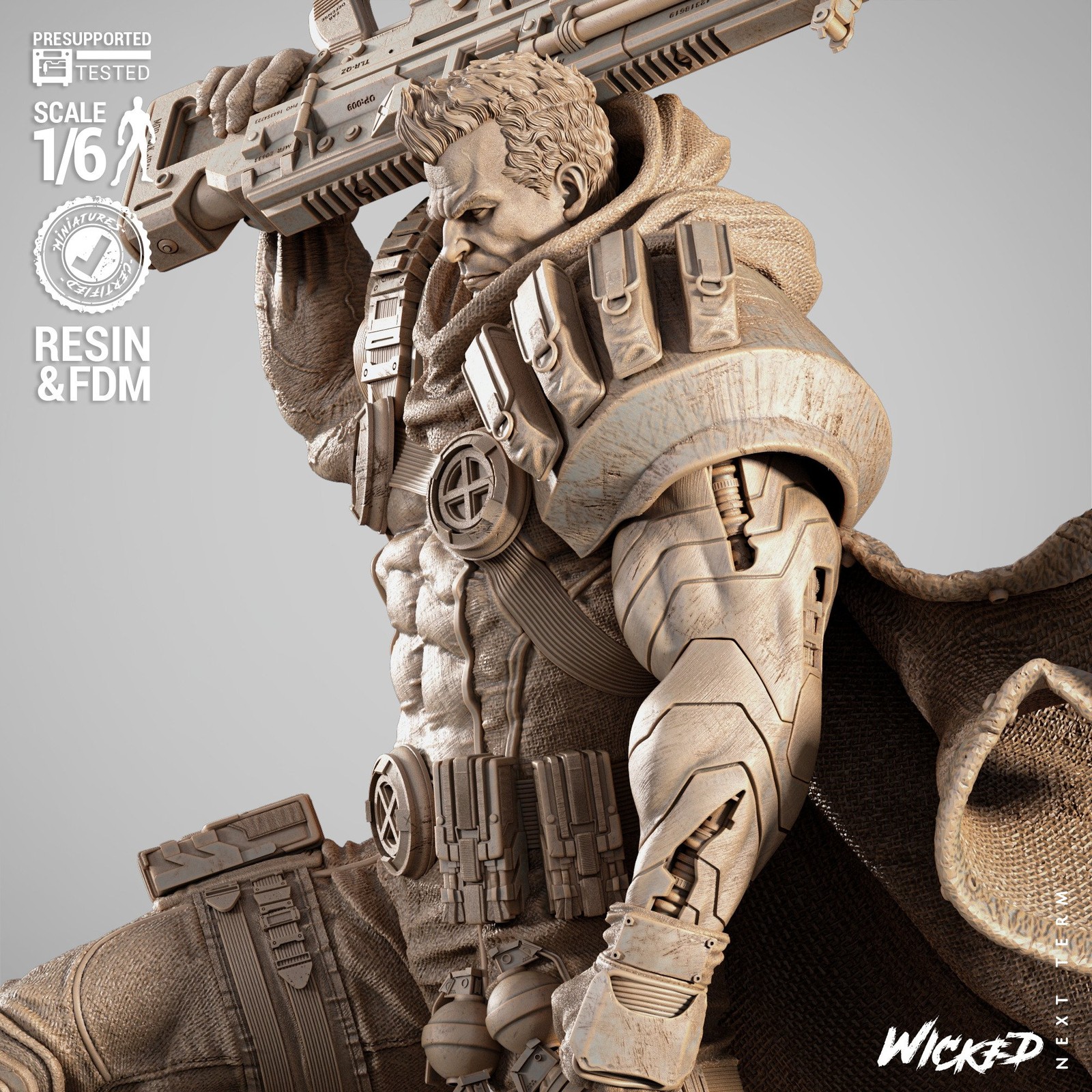 Marvel Cable 2025 Sculpture - Image 5