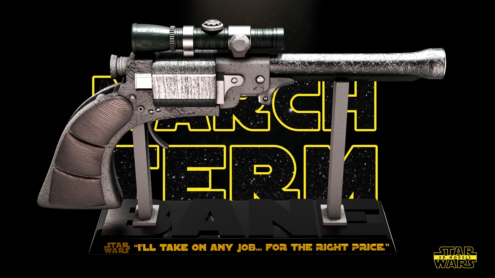 Cad Bane Blasters LL-30 #1 and #2 - Image 2