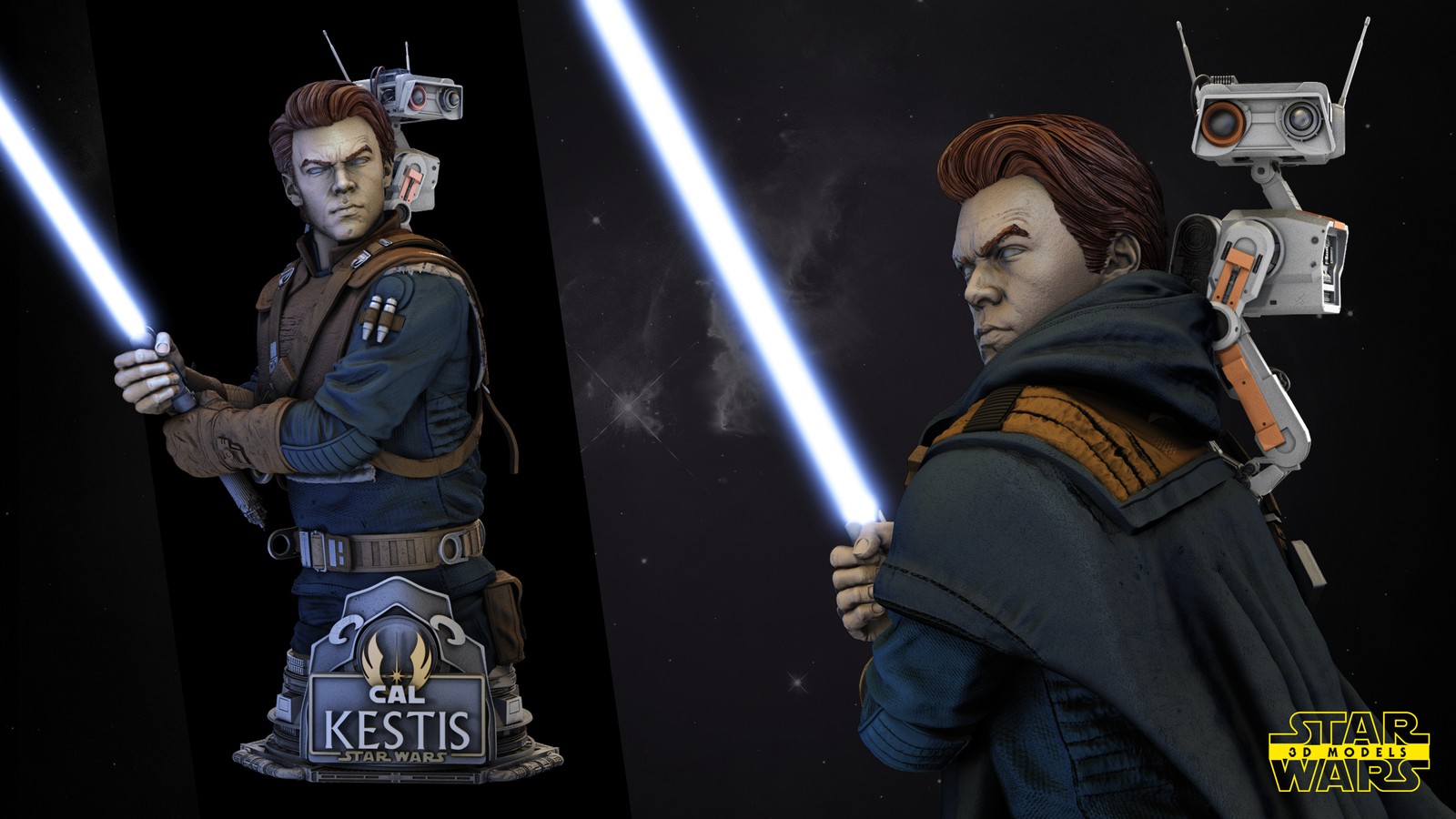 Cal Kestis - Bust (Star Wars)