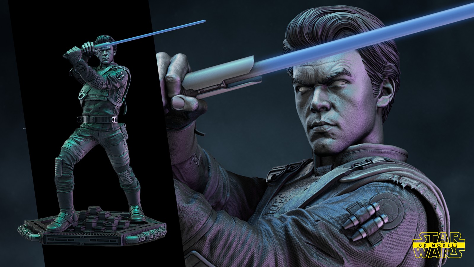 Cal Kestis Sculpture