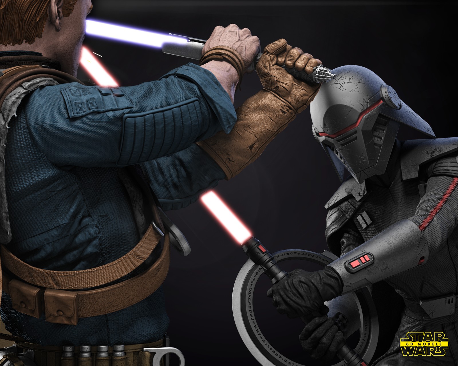 Cal Kestis and Second Sister Diorama - Image 4