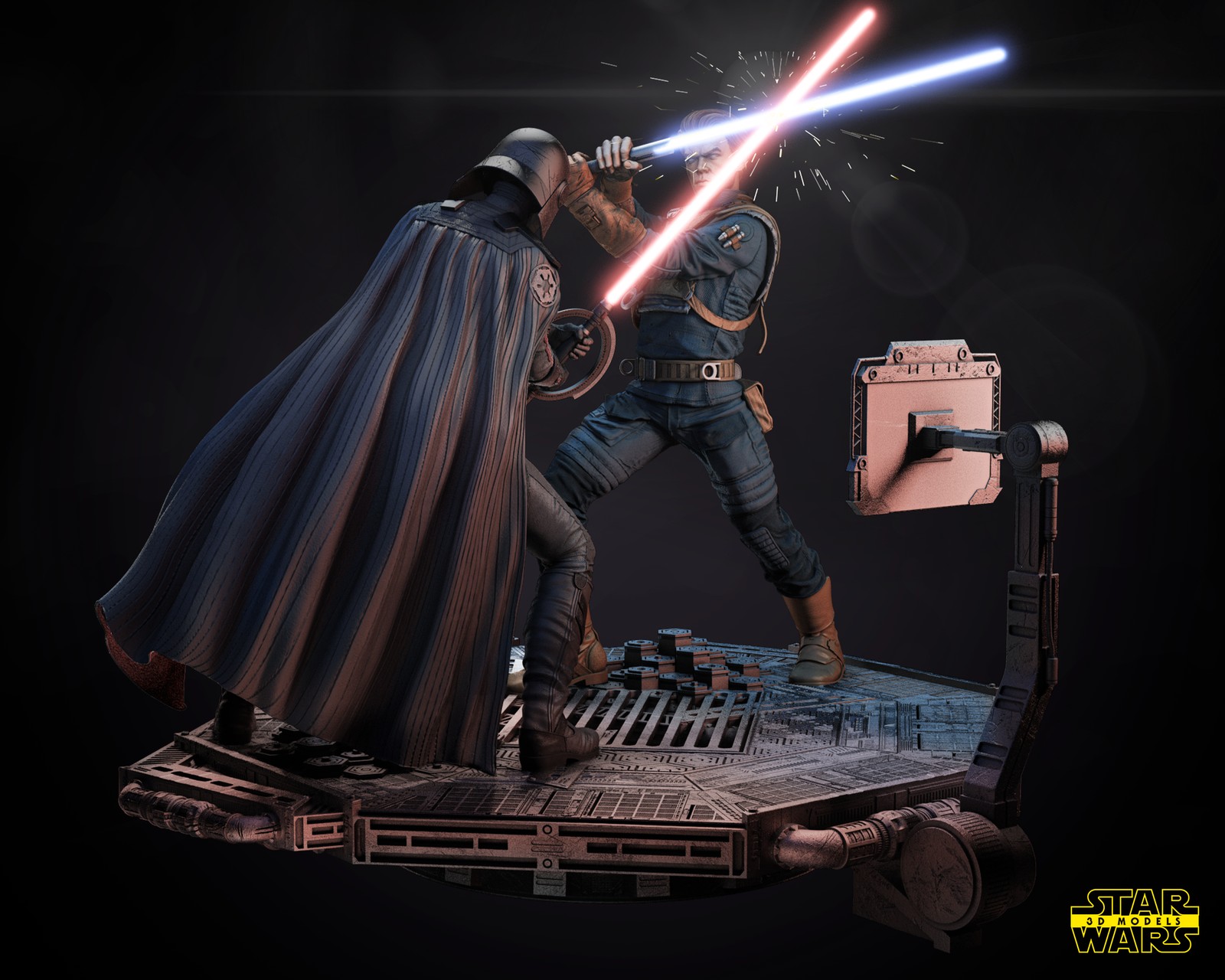 Cal Kestis and Second Sister Diorama - Image 5