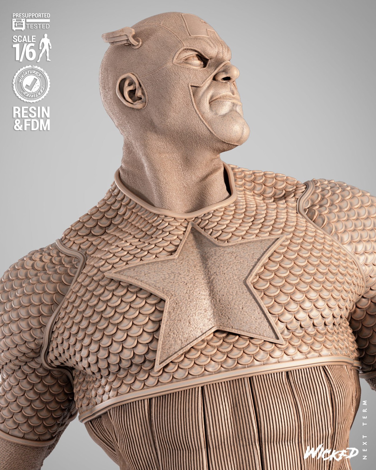 Marvel Captain America 2025 Sculpture - Image 3