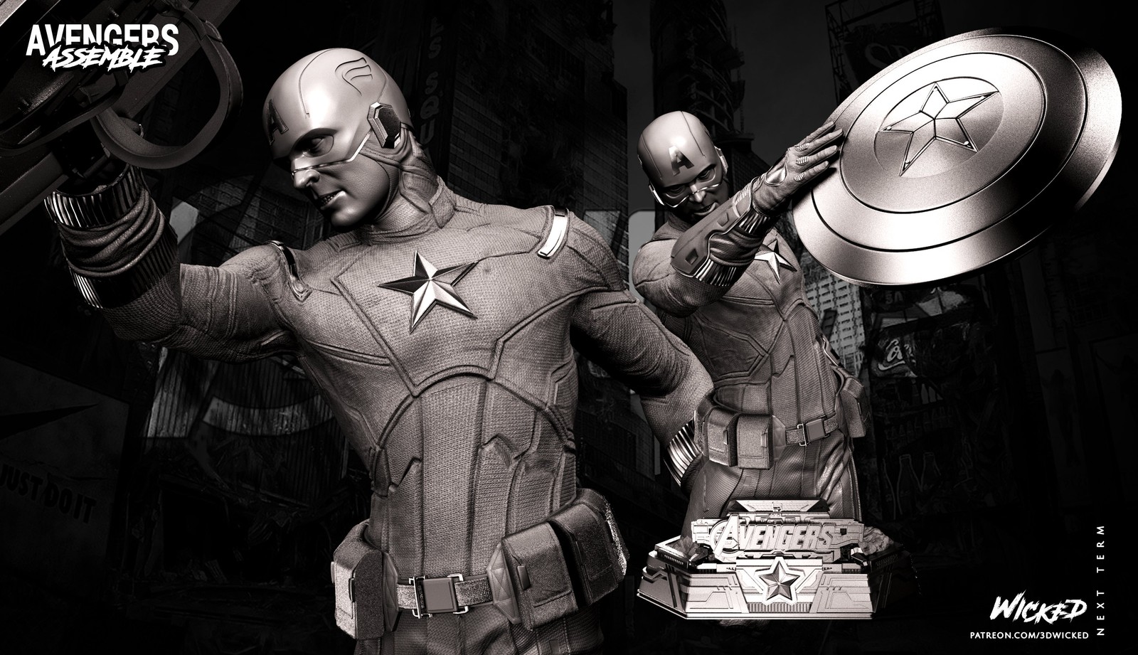Captain America Tactical - Bust (Marvel)