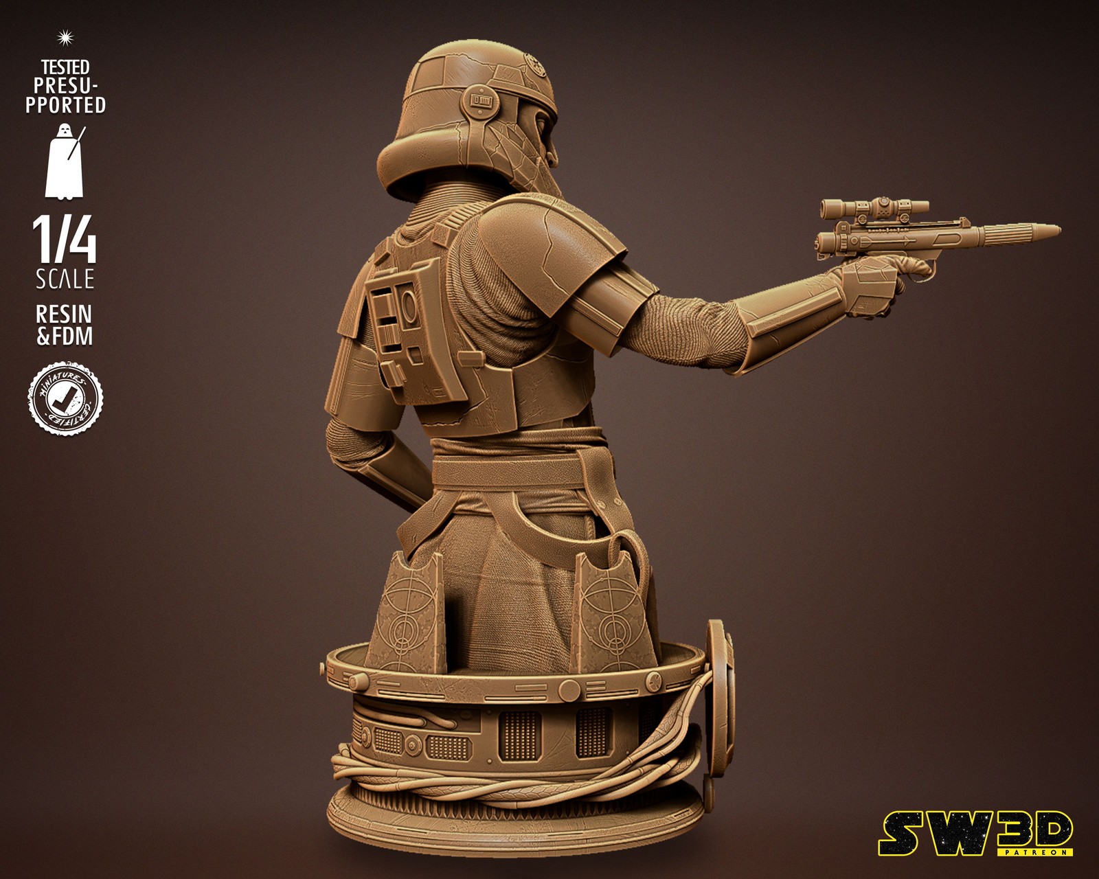 Captain Enoch Bust - Image 3