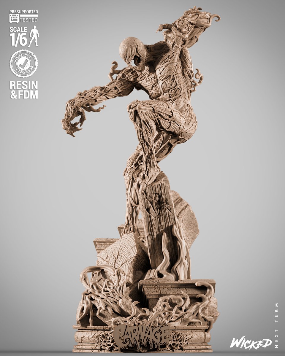 Marvel Carnage 2025 Sculpture