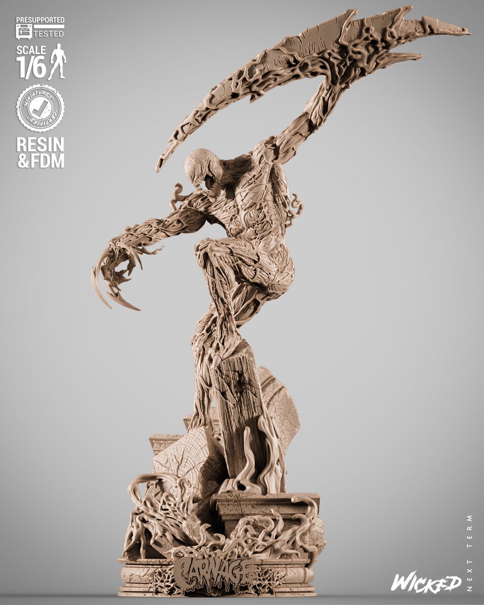 Marvel Carnage 2025 Sculpture - Image 5
