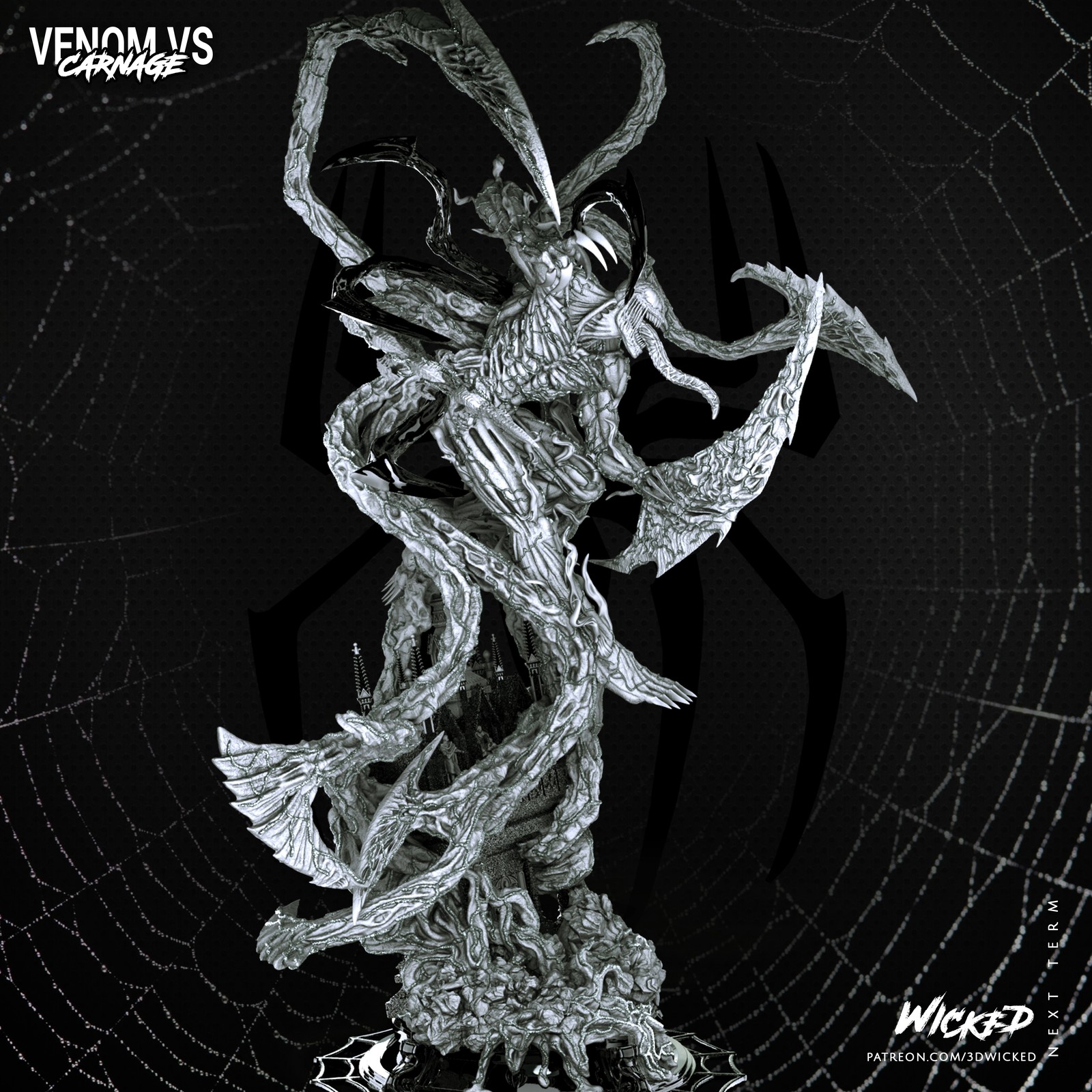 Marvel Carnage Sculpture