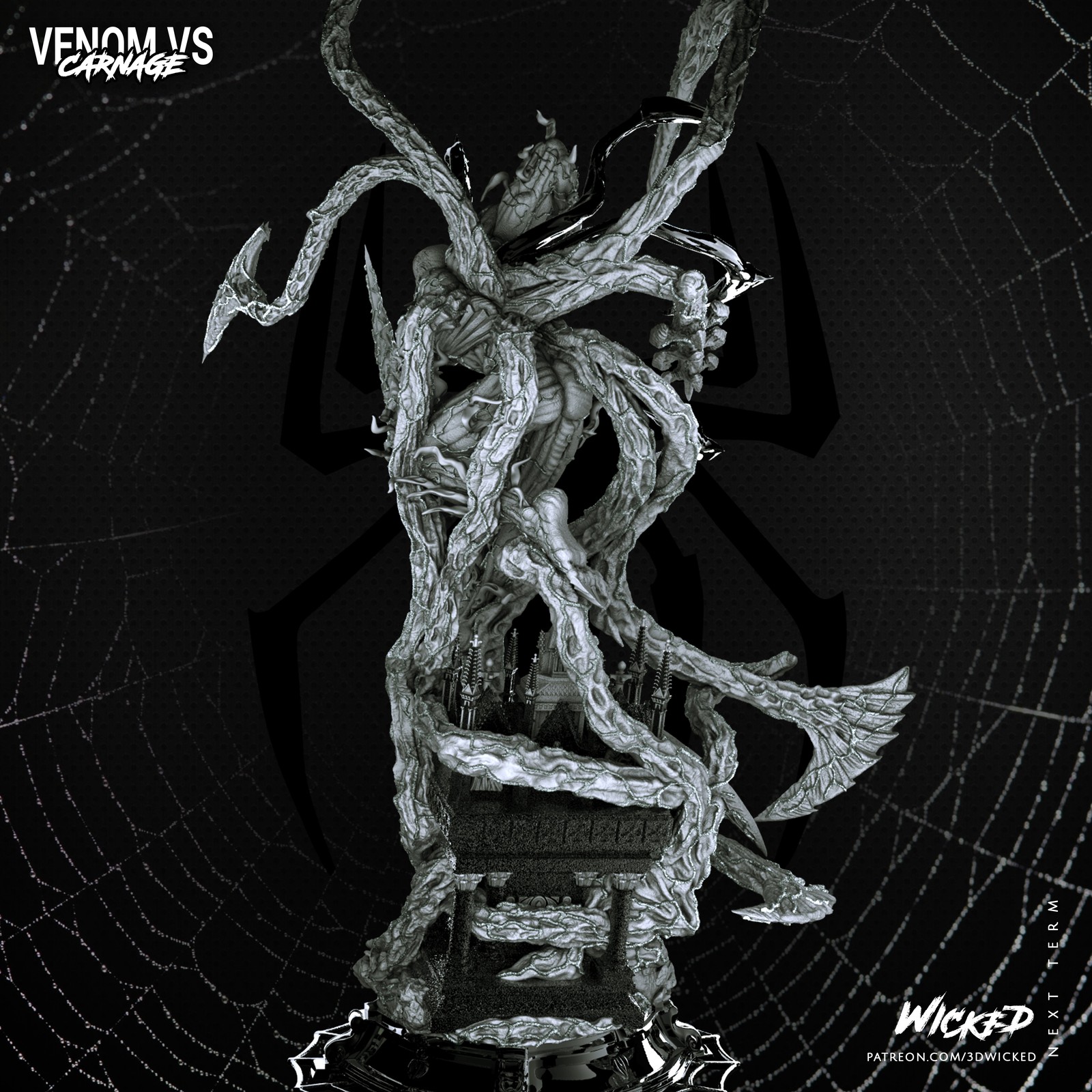 Marvel Carnage Sculpture - Image 2