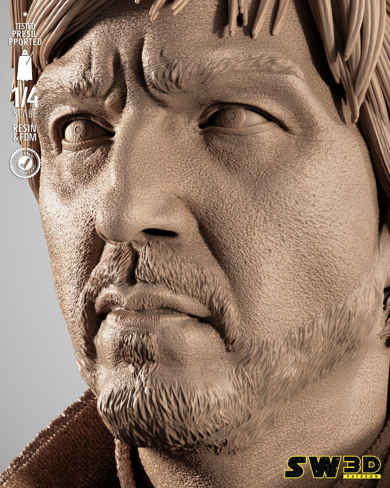 Cassian Andor Portrait Bust - Image 4