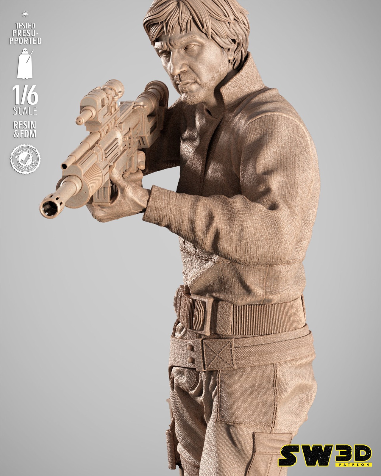 Cassian Andor Sculpture - Image 3