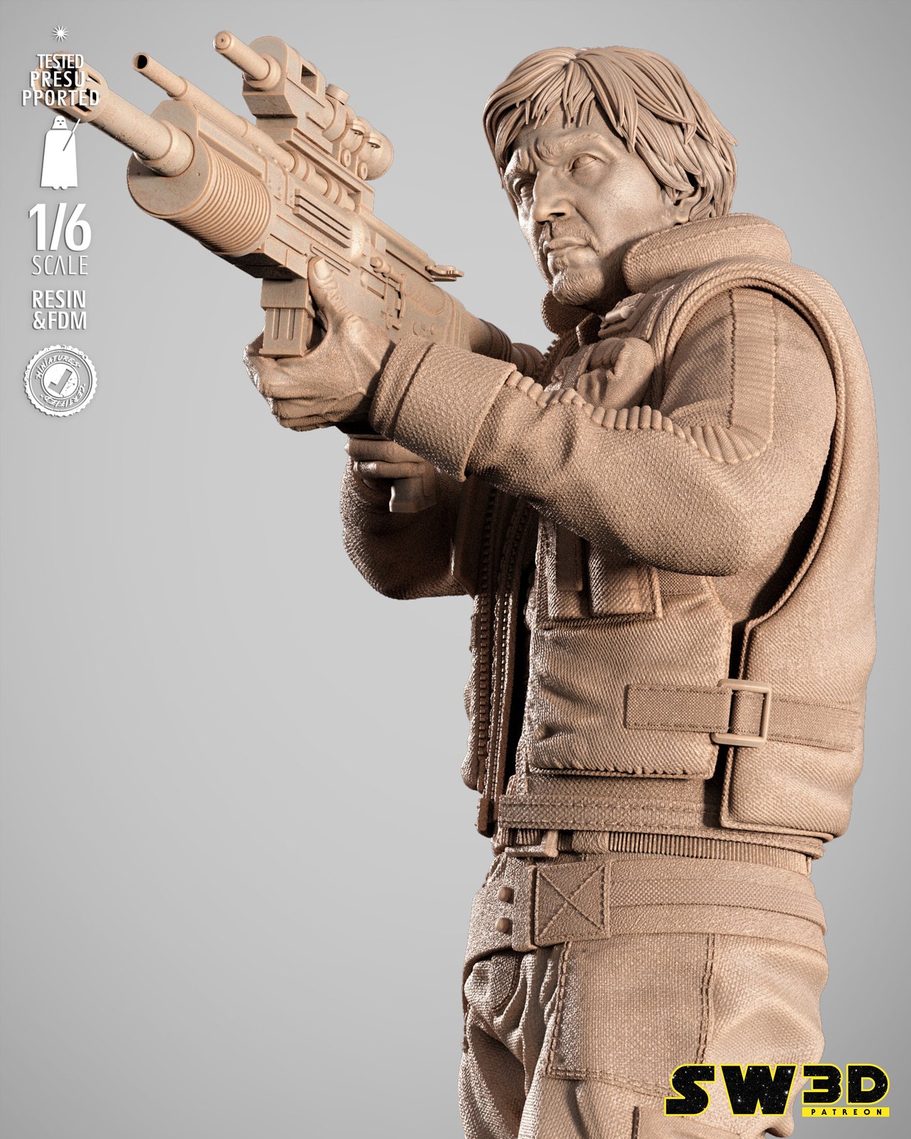 Cassian Andor Sculpture - Image 5