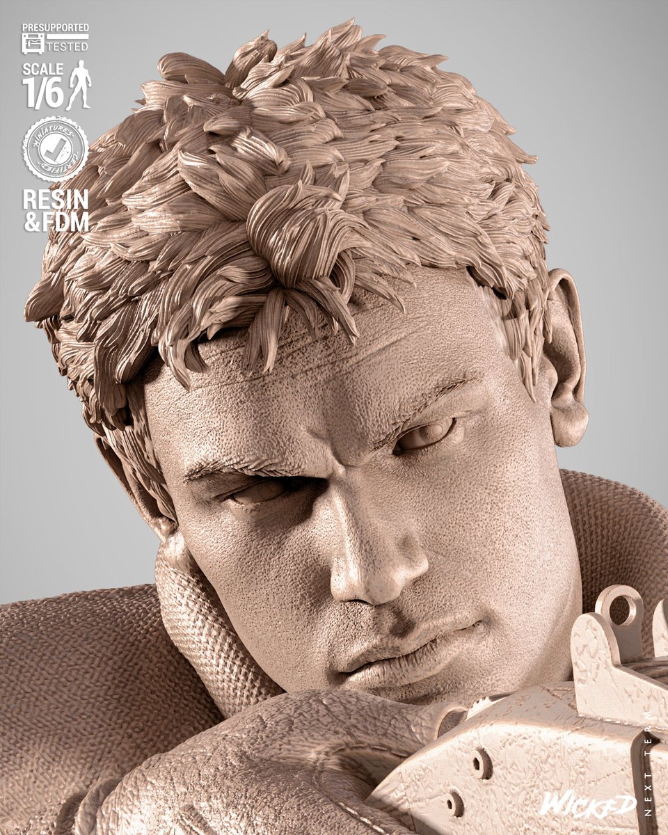 Chris Resident Evil Sculpture - Image 5
