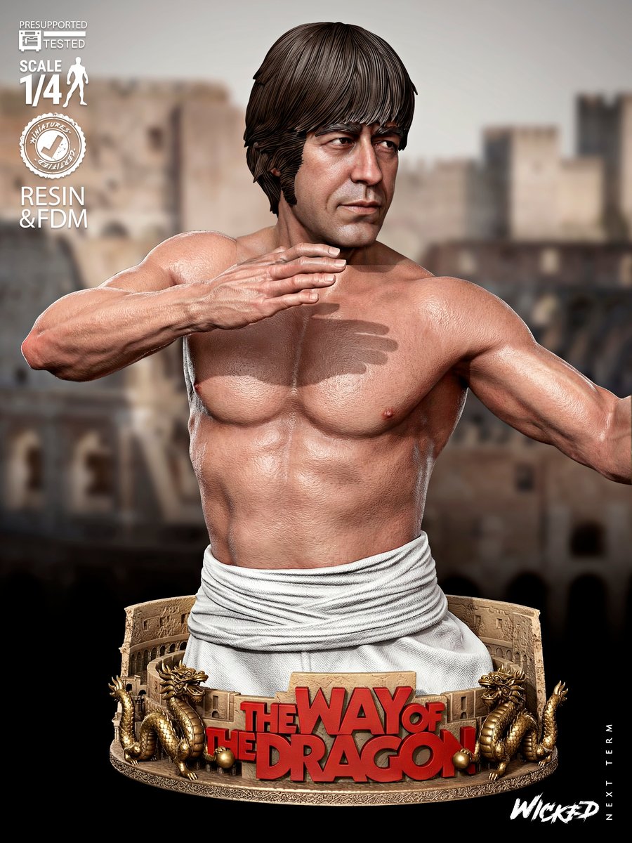 Chuck Norris Portrait Bust