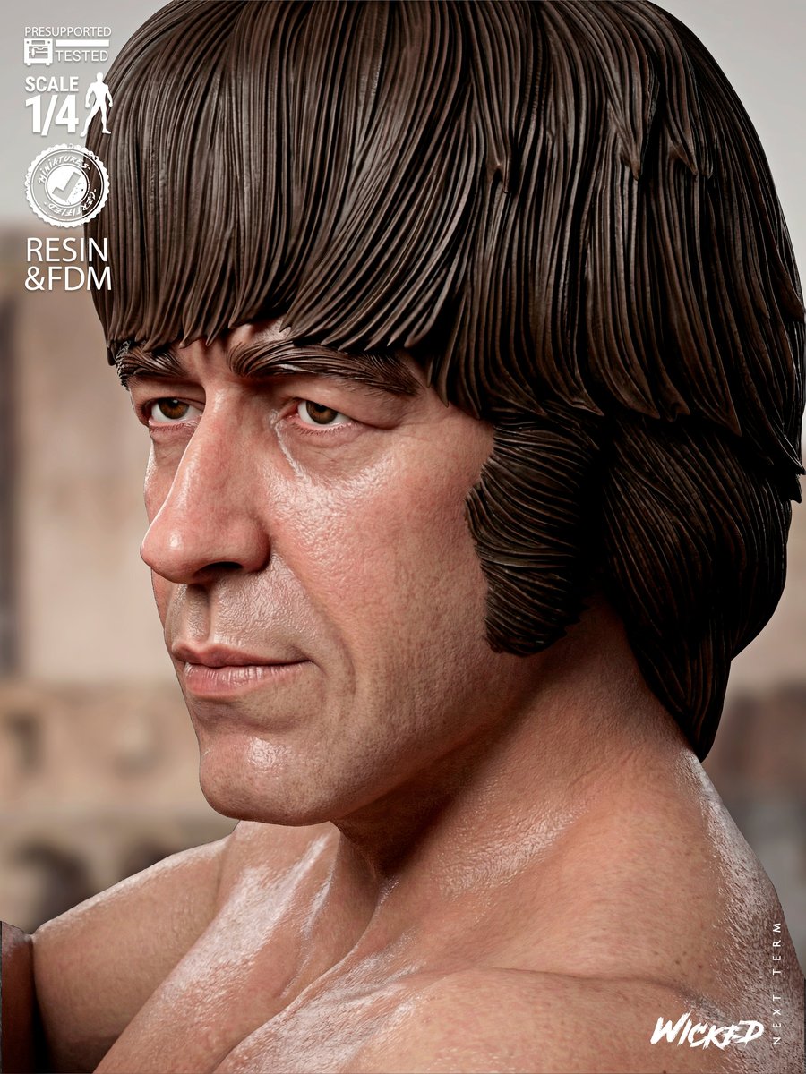 Chuck Norris Portrait Bust - Image 4