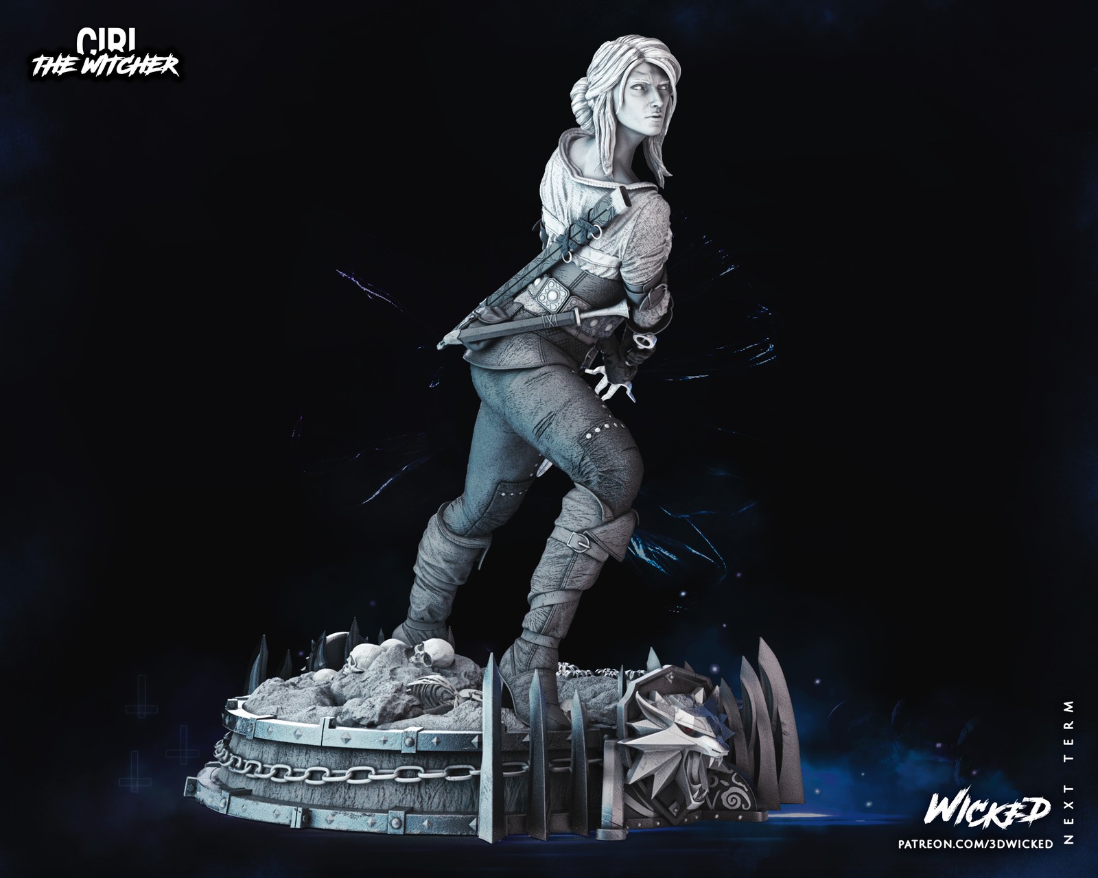 Video Games Ciri Sculpture - Image 2