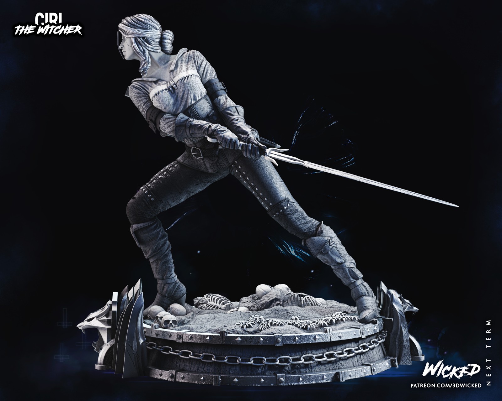 Video Games Ciri Sculpture - Image 3
