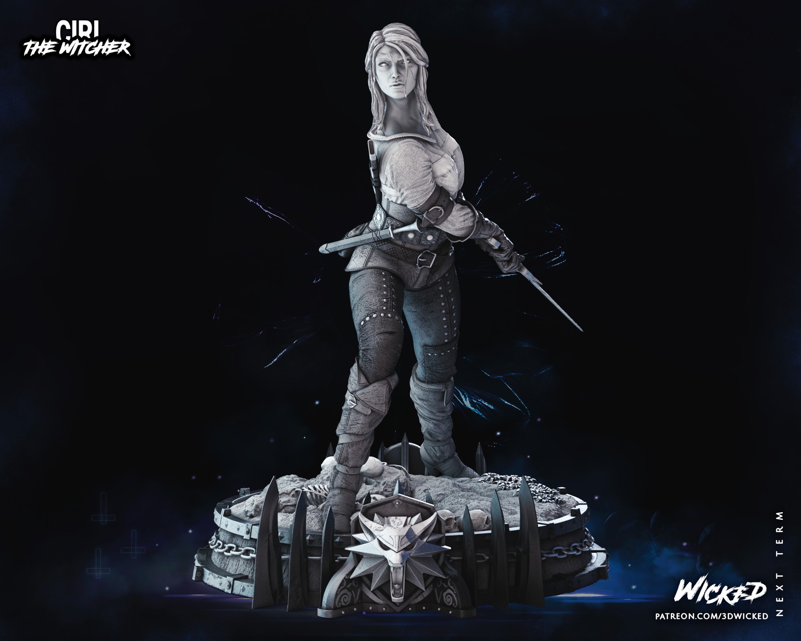 Video Games Ciri Sculpture - Image 4