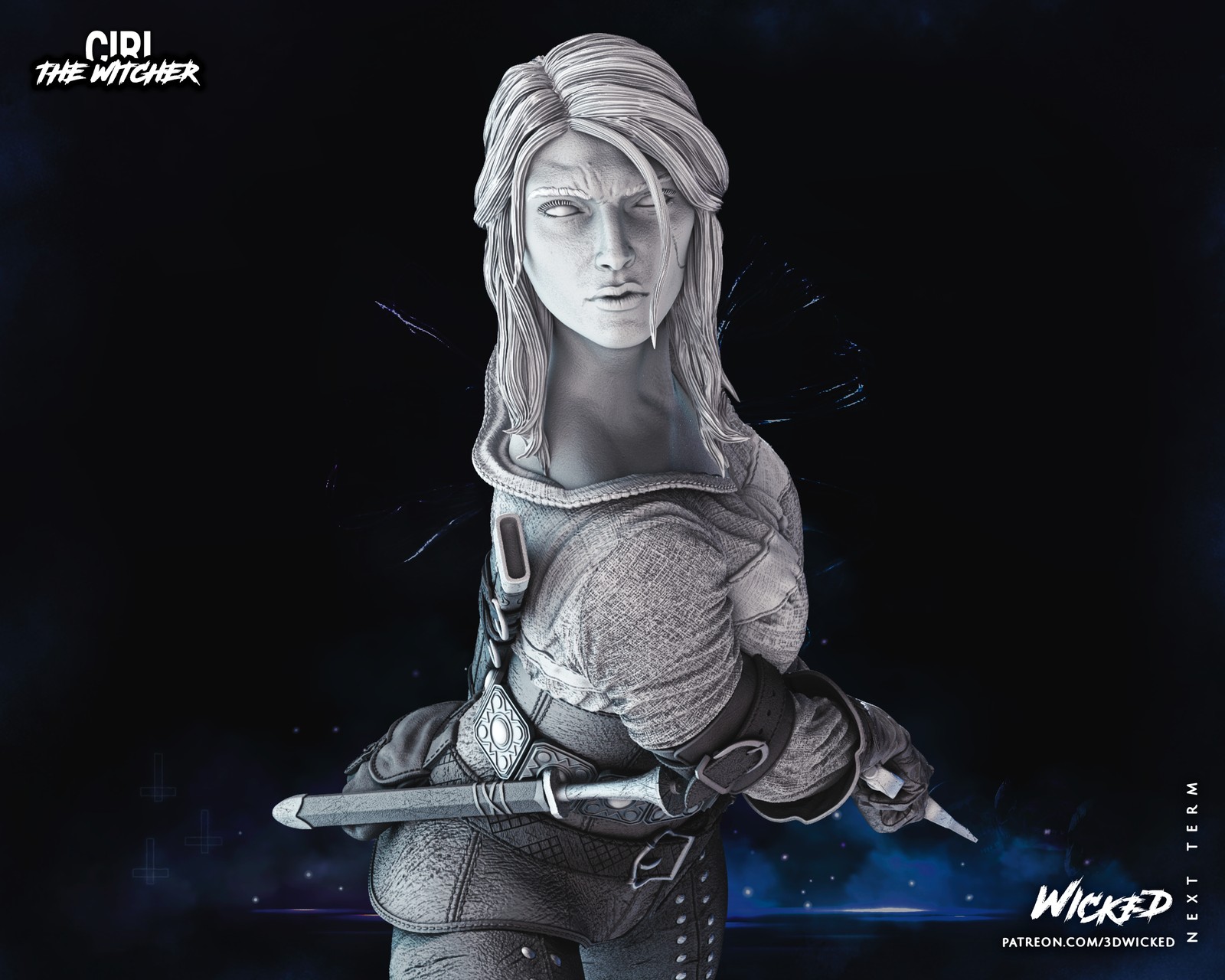 Video Games Ciri Sculpture - Image 5
