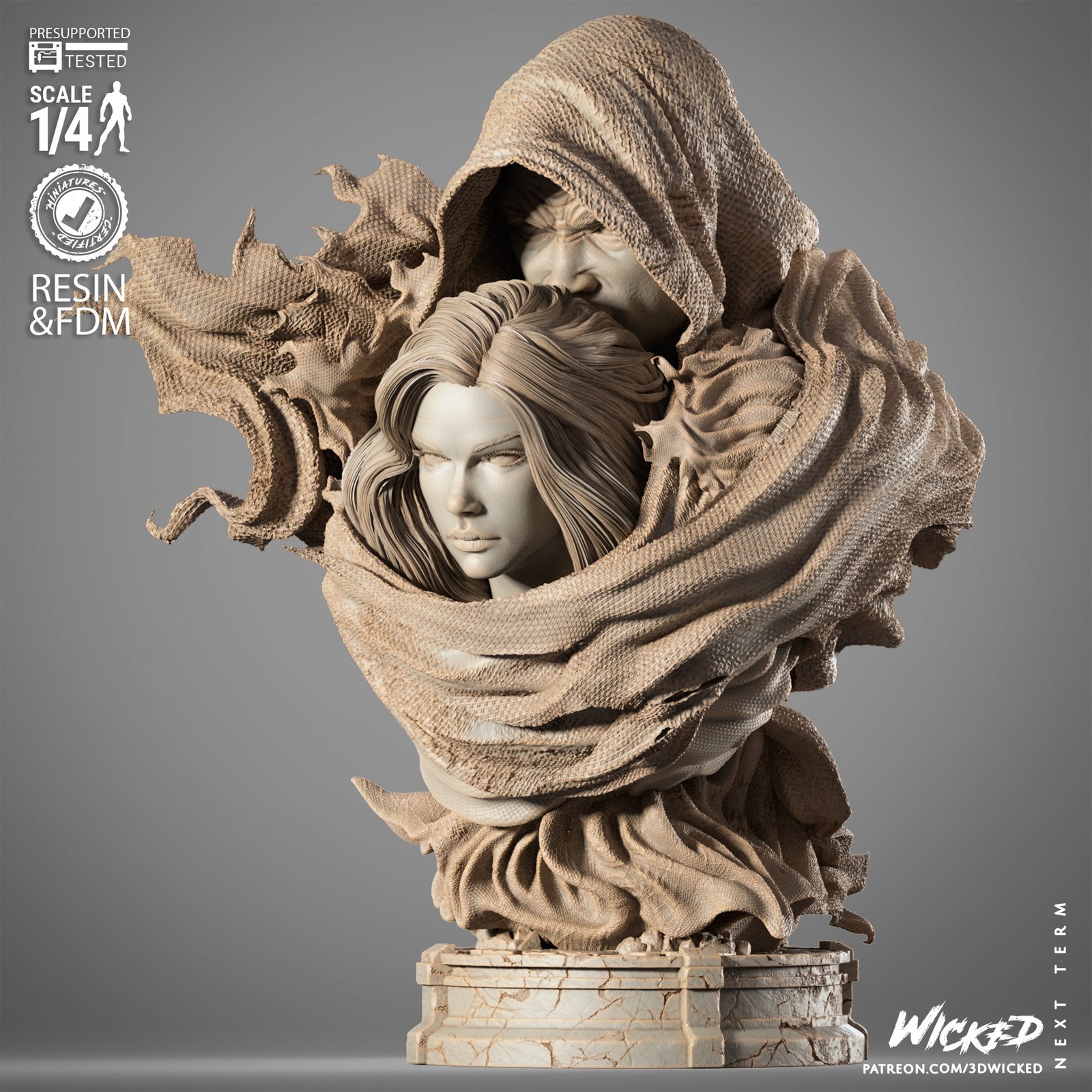 Marvel Cloak and Dagger Portrait Bust - Image 4