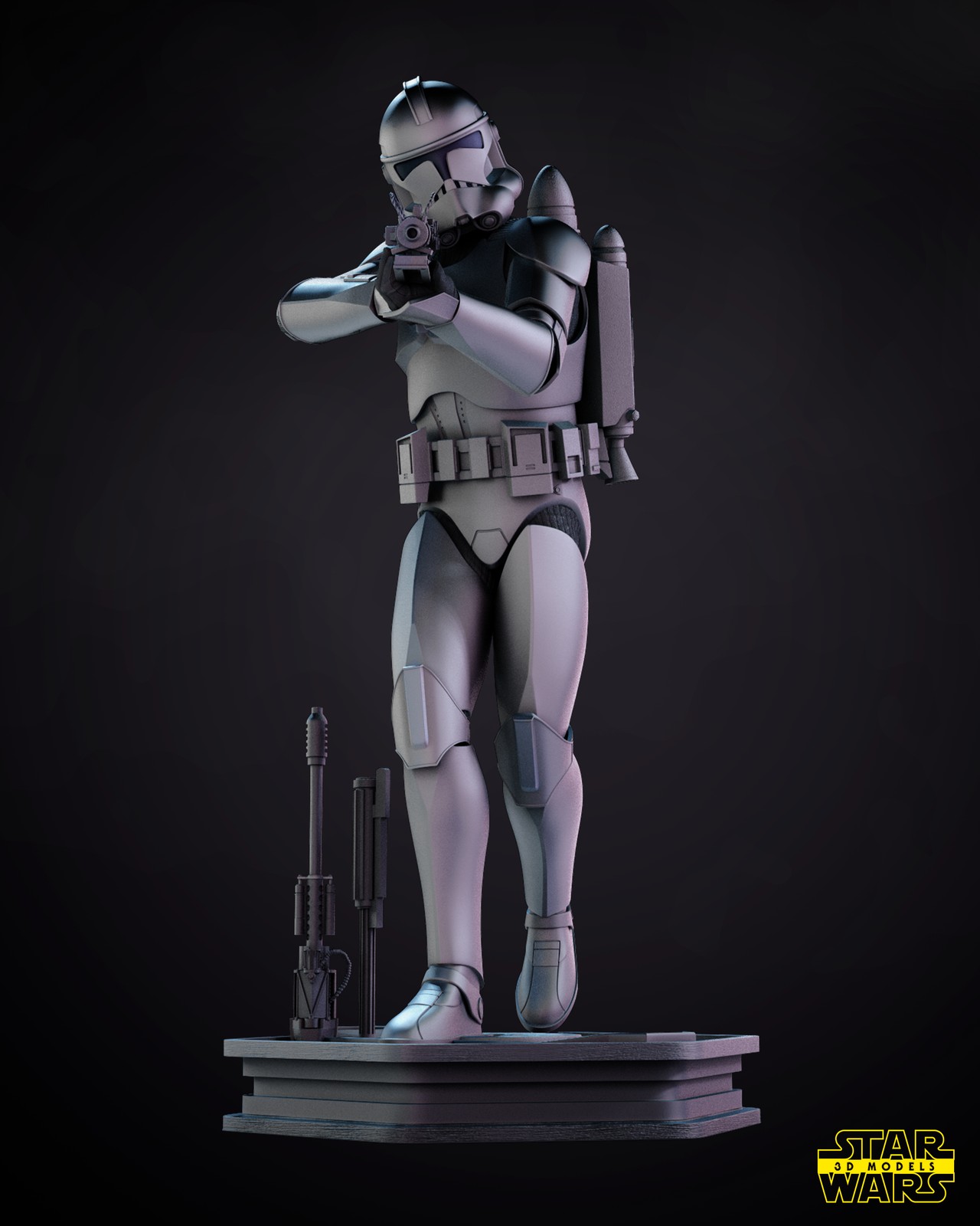 Clone Trooper Sculpture - Image 3